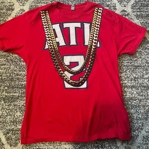 2 Chainz Atl Hawks red t shirt medium
